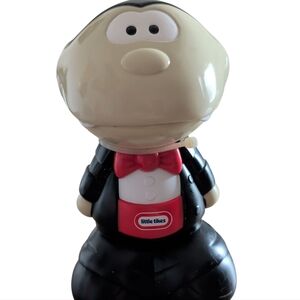 Black and Red Toy Figure